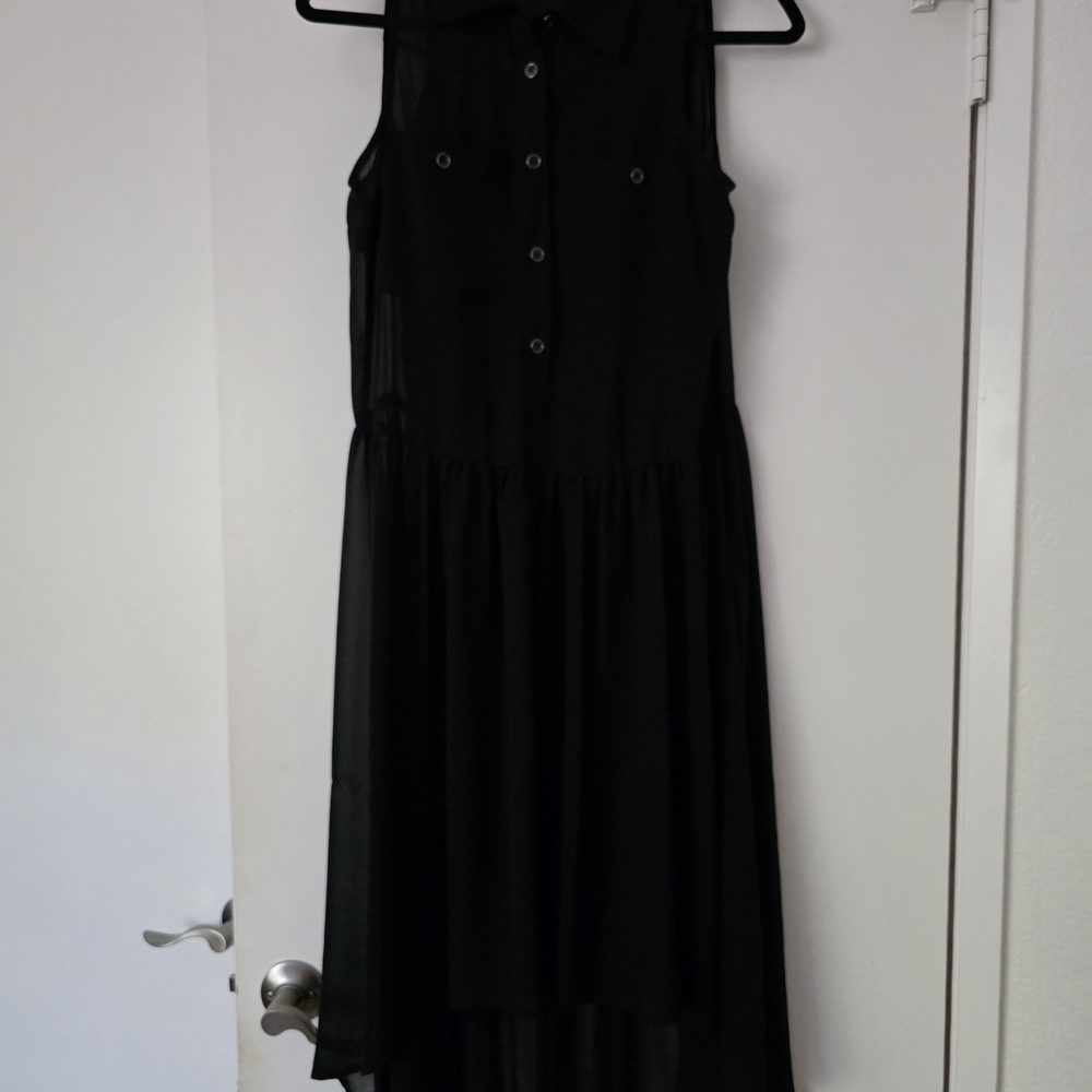 Michael Kors Black High Low Dress